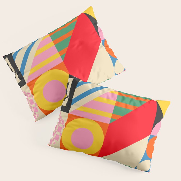 Colorful Geometric Combo Pillow Sham Gallery Image 3