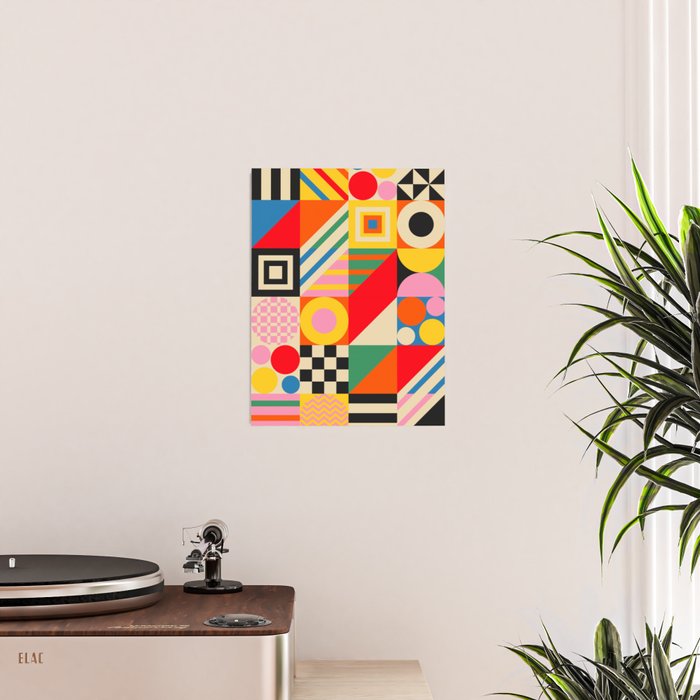 Colorful Geometric Combo Poster Gallery Image 2
