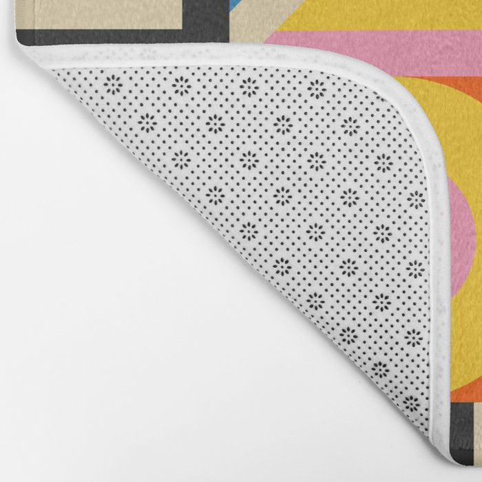 Colorful Geometric Combo Bath Mat Gallery Image 2