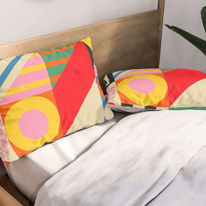 Colorful Geometric Combo Pillow Sham Gallery Image 2