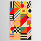 Colorful Geometric Combo Tablecloth Gallery Image 2