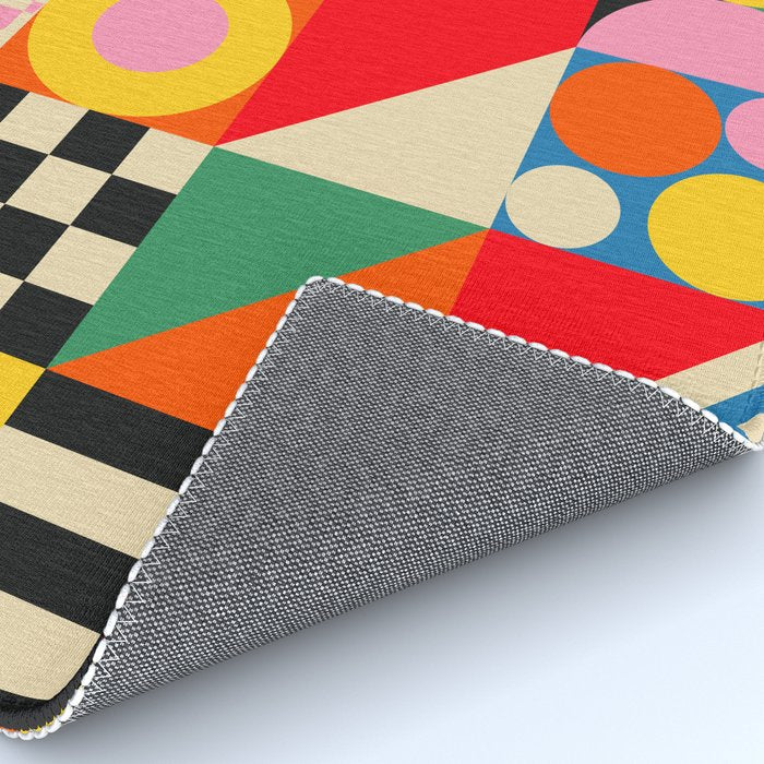 Colorful Geometric Combo Rug Gallery Image 4