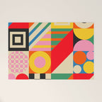 Colorful Geometric Combo Welcome Mat Gallery Image 1