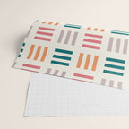 Modern Geometric Color Block Pattern Wrapping Paper Gallery Image 2