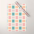 Modern Geometric Color Block Pattern Wrapping Paper Gallery Image 1