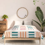 Modern Geometric Color Block Pattern Comforter Gallery Image 3