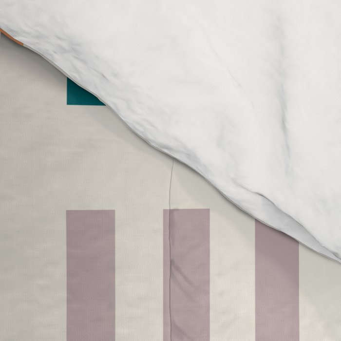 Modern Geometric Color Block Pattern Comforter Gallery Image 4