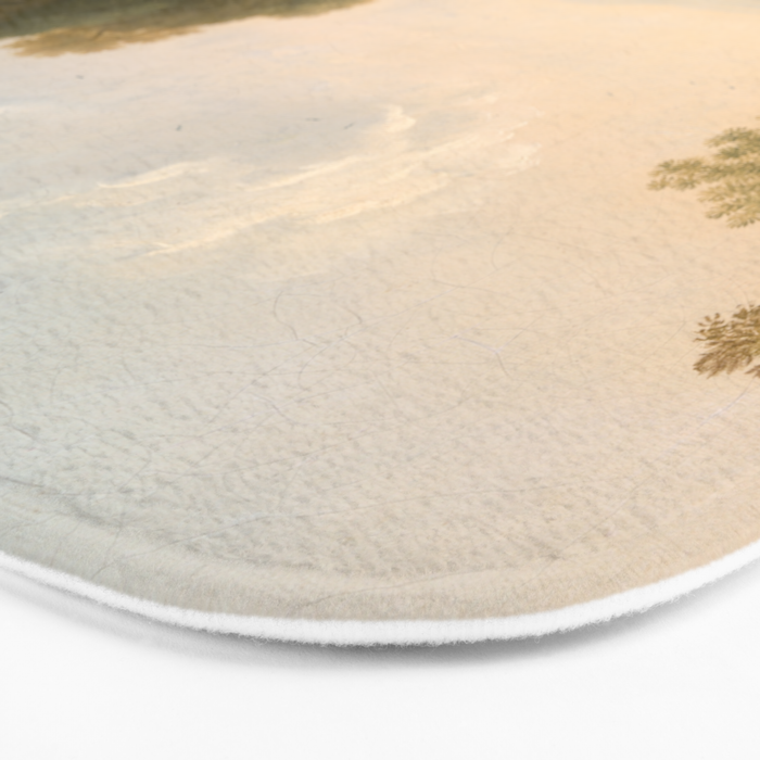 River Valley Antique Oil Painting Bath Mat Gallery Image 3