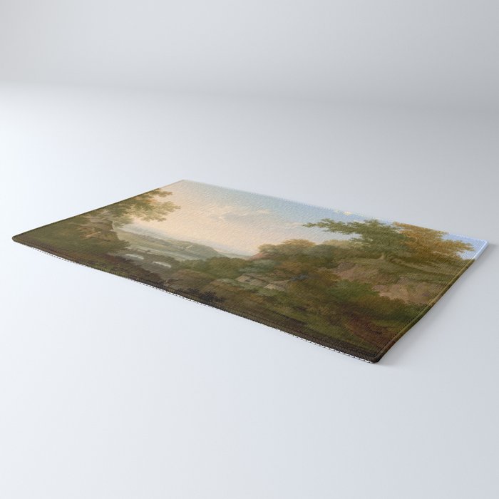 River Valley Antique Oil Painting Rug Gallery Image 3