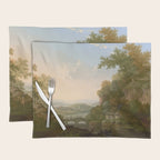 River Valley Antique Oil Painting Placemat Gallery Image 1