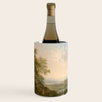 River Valley Antique Oil Painting Wine Chiller Gallery Image 2
