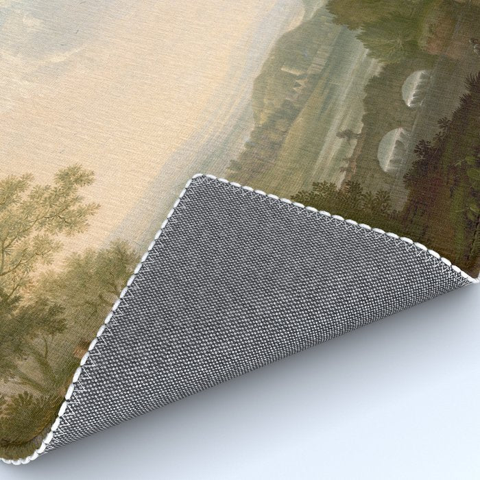 River Valley Antique Oil Painting Rug Gallery Image 4