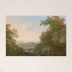 River Valley Antique Oil Painting Welcome Mat Gallery Image 1