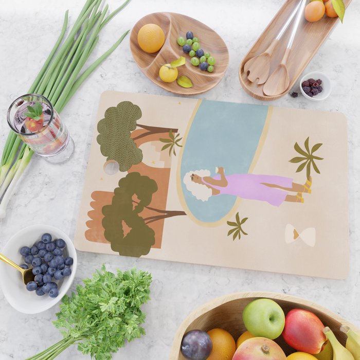 Summer Plans Cutting Board Gallery Image 2