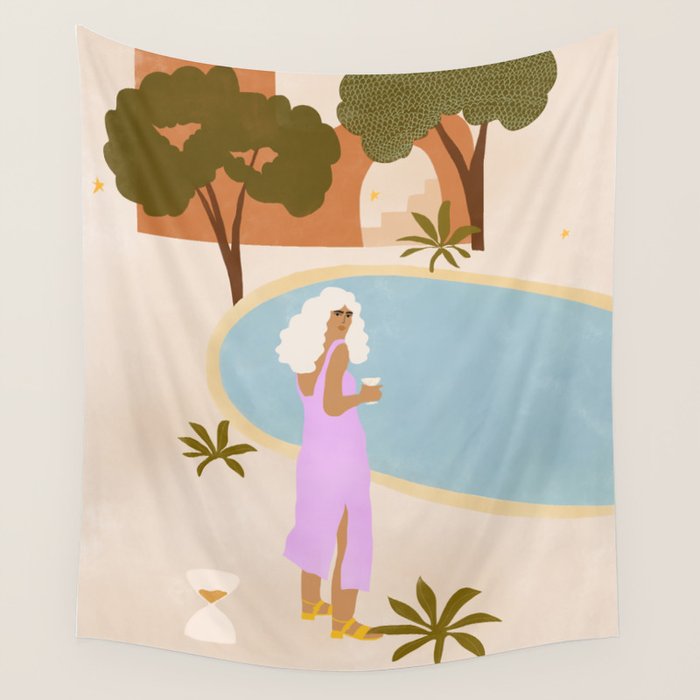 Summer Plans Wall Tapestry Gallery Image 1