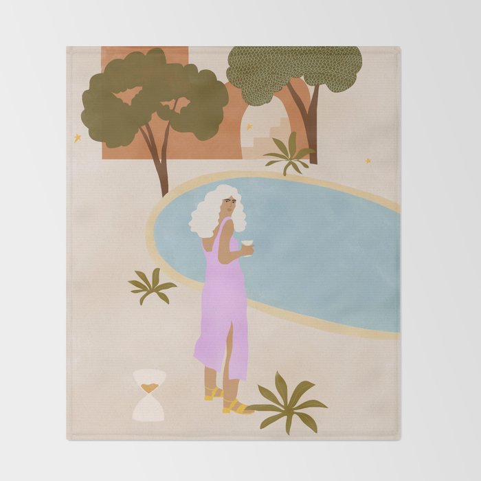 Summer Plans Throw Blanket Gallery Image 2