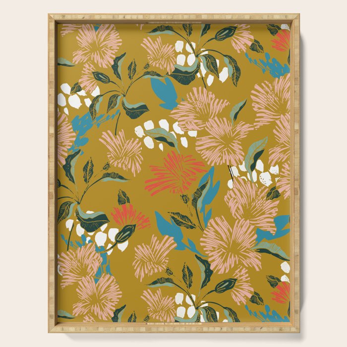 Flowering sweet bloom 02 Serving Tray Gallery Image 1