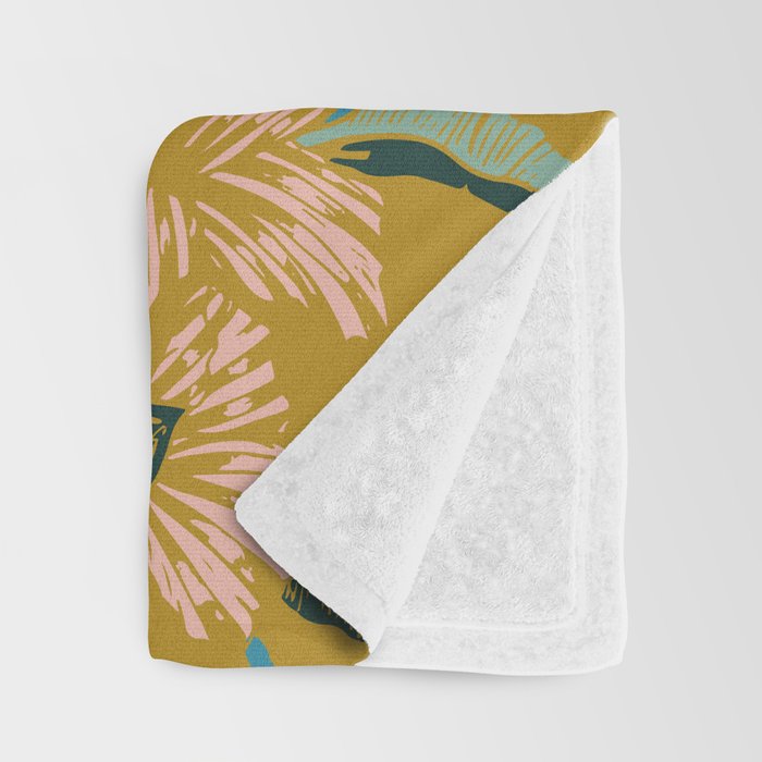 Flowering sweet bloom 02 Throw Blanket Gallery Image 3