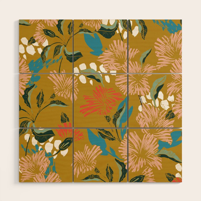 Flowering sweet bloom 02 Wood Wall Art Gallery Image 1
