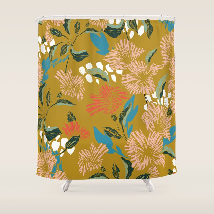 Flowering sweet bloom 02 Shower Curtain Gallery Image 1