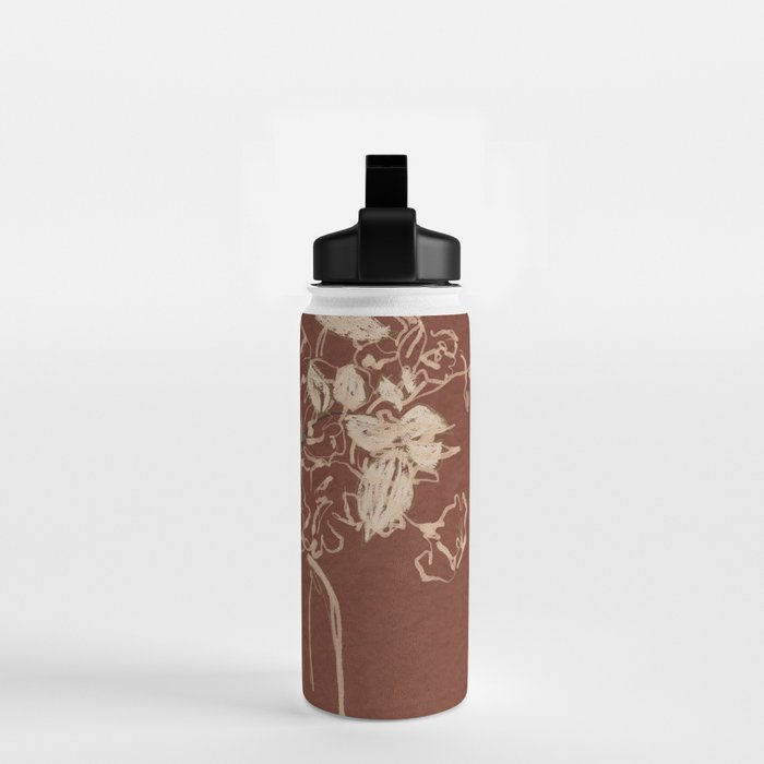 Minimalist Flowers In A Vase 2 Water Bottle Gallery Image 2