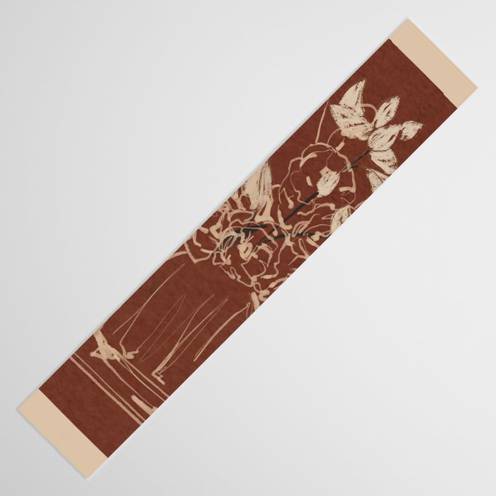 Minimalist Flowers In A Vase 2 Table Runner Gallery Image 3