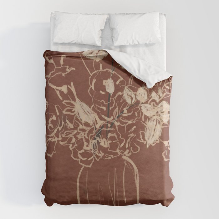 Minimalist Flowers In A Vase 2 Duvet Cover Gallery Image 6