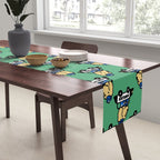 Here comes the dog pawlice Table Runner Gallery Image 2