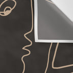 Gentle Abstract Line 1 Wall Tapestry Gallery Image 3