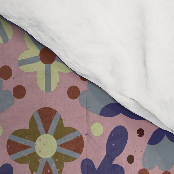 Playful Folk Floral Comforter Gallery Image 4