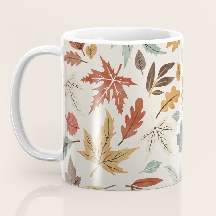 Autumn leaves fall IU Coffee Mug Gallery Image 3