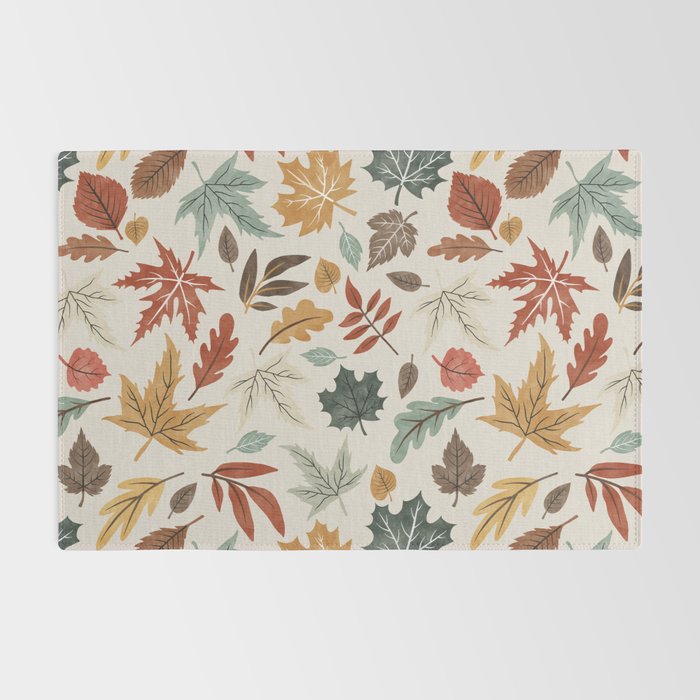 Autumn leaves fall IU Rug Gallery Image 2
