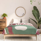 Modern Square Plant #2 Comforter Gallery Image 3