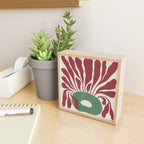 Modern Square Plant #2 Mini Art Print Gallery Image 2