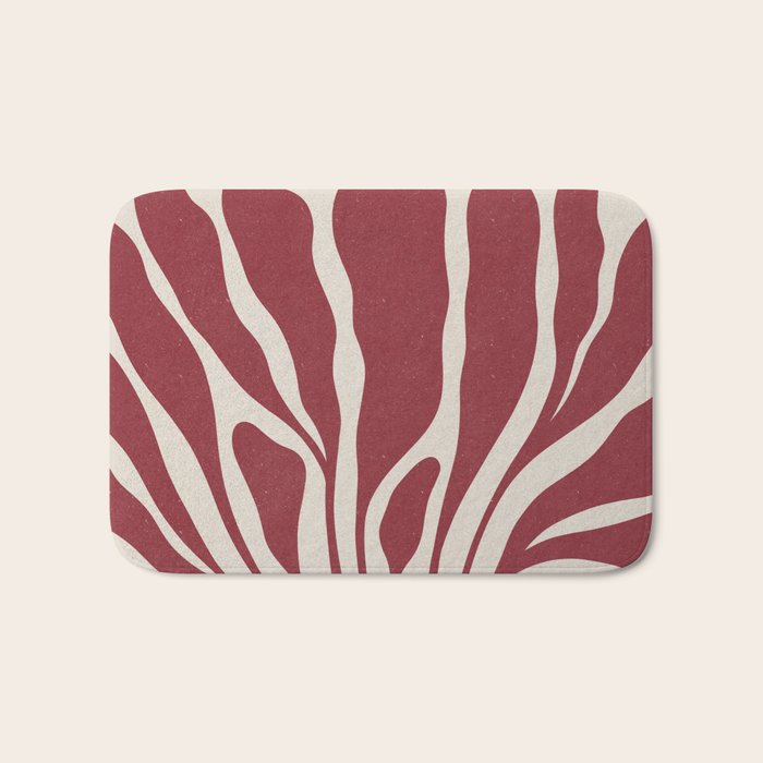 Modern Square Plant #2 Bath Mat Gallery Image 1
