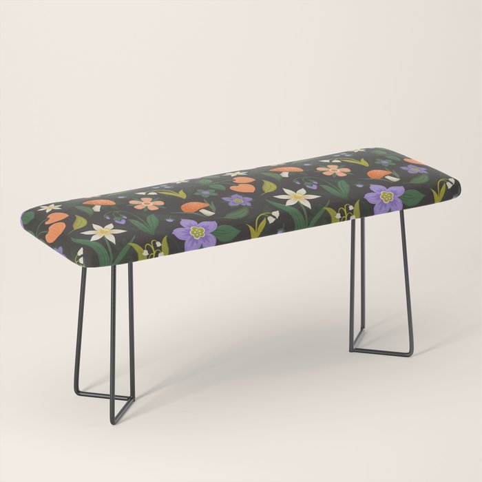 Woodland Wildflowers Bench Gallery Image 1