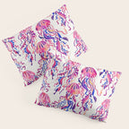 Jellyfish - Magenta Palette Pillow Sham Gallery Image 3