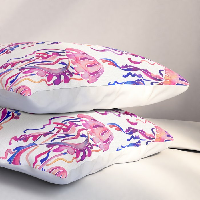 Jellyfish - Magenta Palette Pillow Sham Gallery Image 3