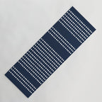 Spotted, African Pattern in Blue and White Yoga Mat Gallery Image 1