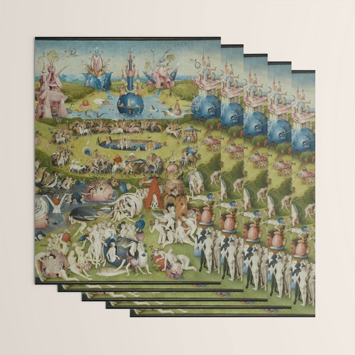 The Garden of Earthly Delights - Hieronymus Bosch Wrapping Paper Gallery Image 3