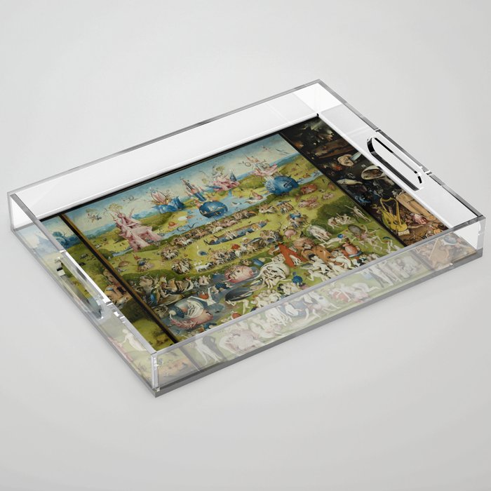 The Garden of Earthly Delights - Hieronymus Bosch Acrylic Tray Gallery Image 1
