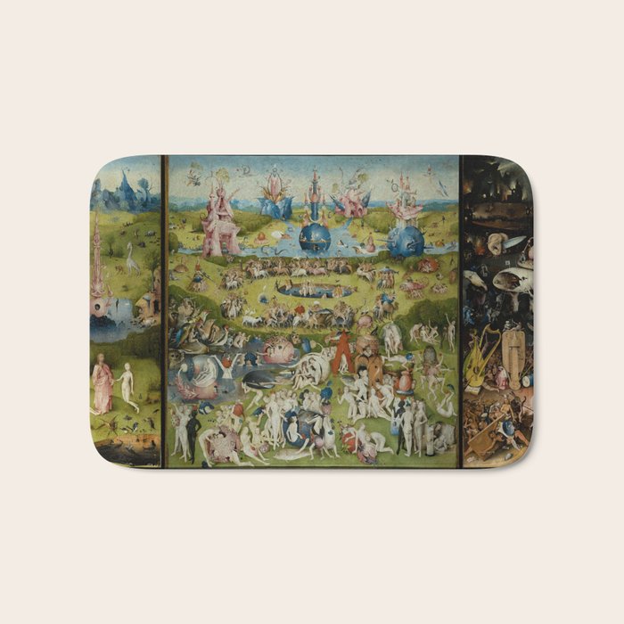 The Garden of Earthly Delights - Hieronymus Bosch Bath Mat Gallery Image 1
