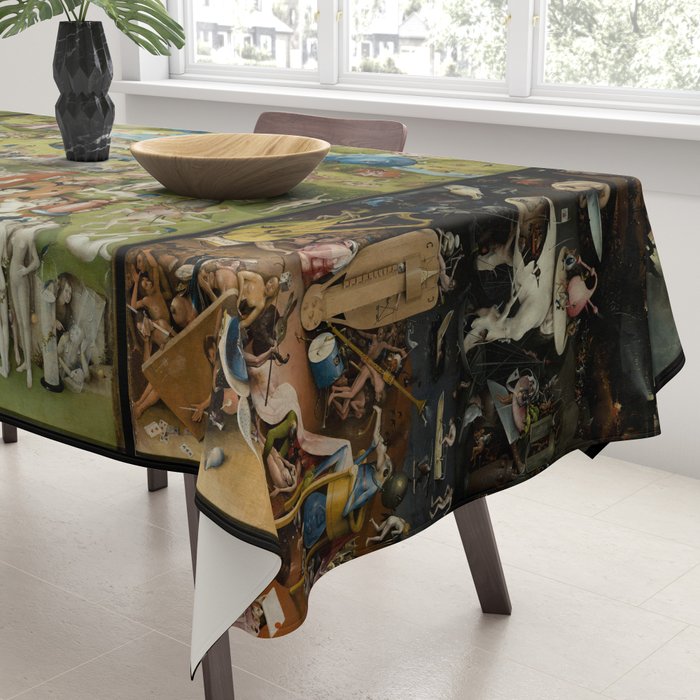 The Garden of Earthly Delights - Hieronymus Bosch Tablecloth Gallery Image 3