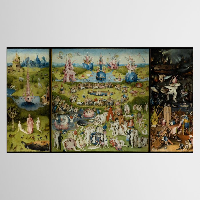 The Garden of Earthly Delights - Hieronymus Bosch Tablecloth Gallery Image 2