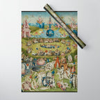 The Garden of Earthly Delights - Hieronymus Bosch Wrapping Paper Gallery Image 1