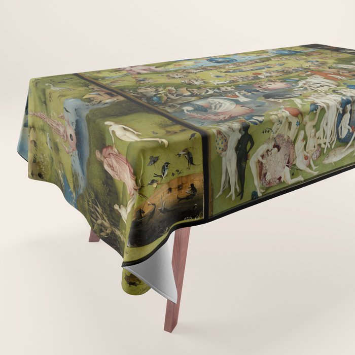 The Garden of Earthly Delights - Hieronymus Bosch Tablecloth Gallery Image 1