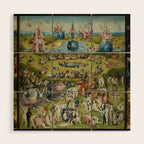 The Garden of Earthly Delights - Hieronymus Bosch Wood Wall Art Gallery Image 1