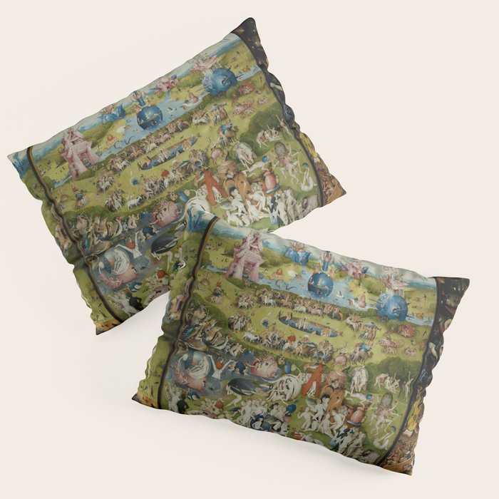 The Garden of Earthly Delights - Hieronymus Bosch Pillow Sham Gallery Image 3