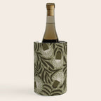 Whimsical Florals / Cream & Green Wine Chiller Gallery Image 1