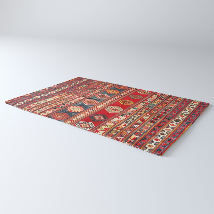 West Anatolian  Antique Turkish Kilim Print Rug Gallery Image 3